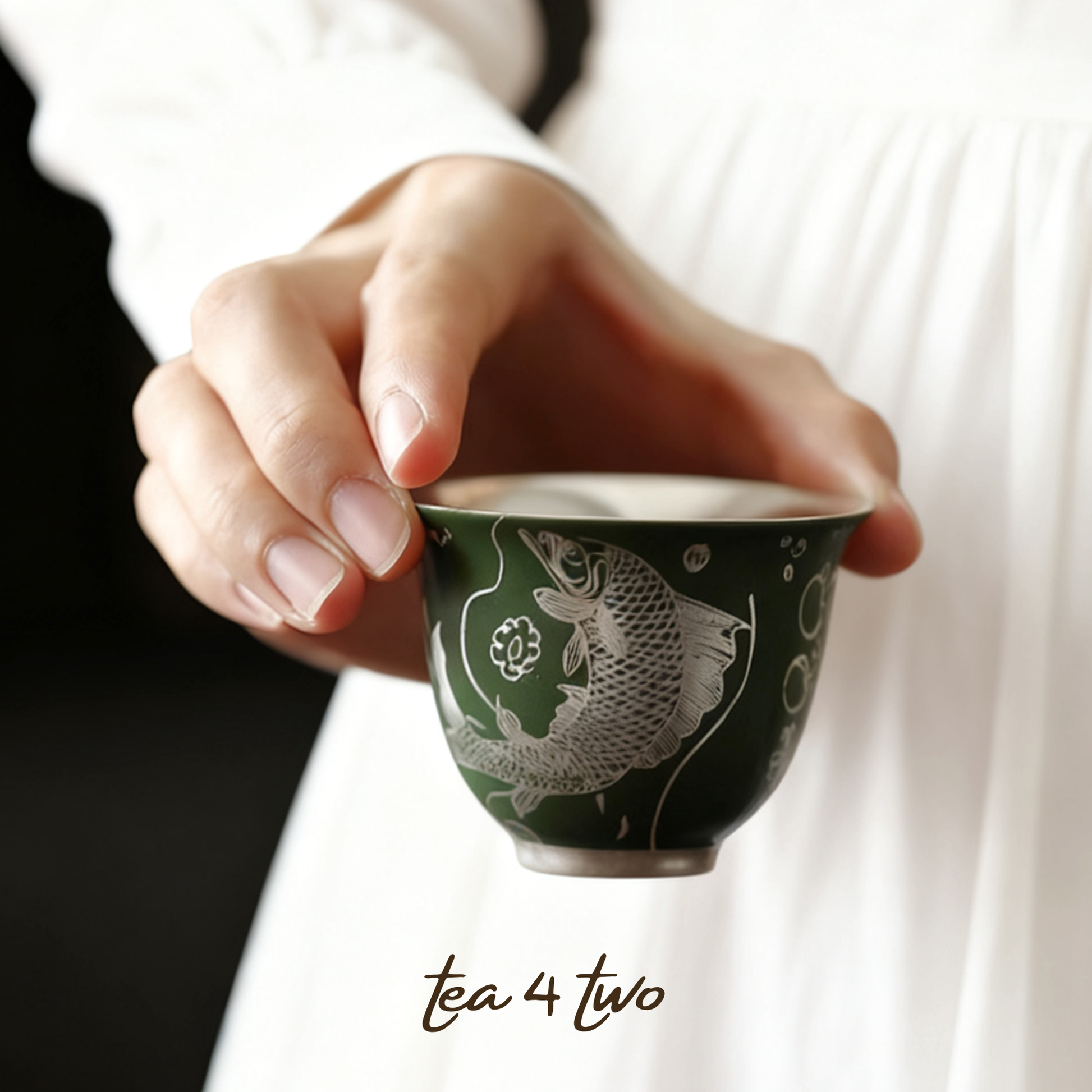 Totems of Fish & Algae Teapot