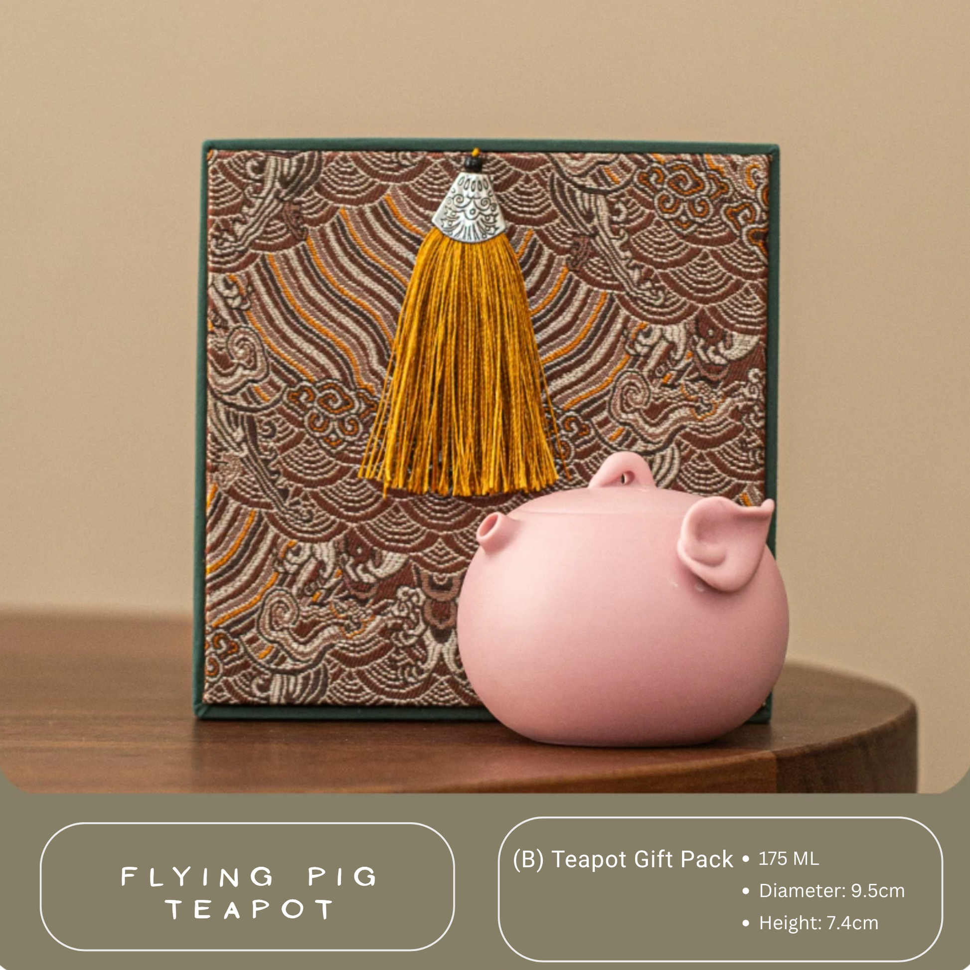 Flying Pig Teapot