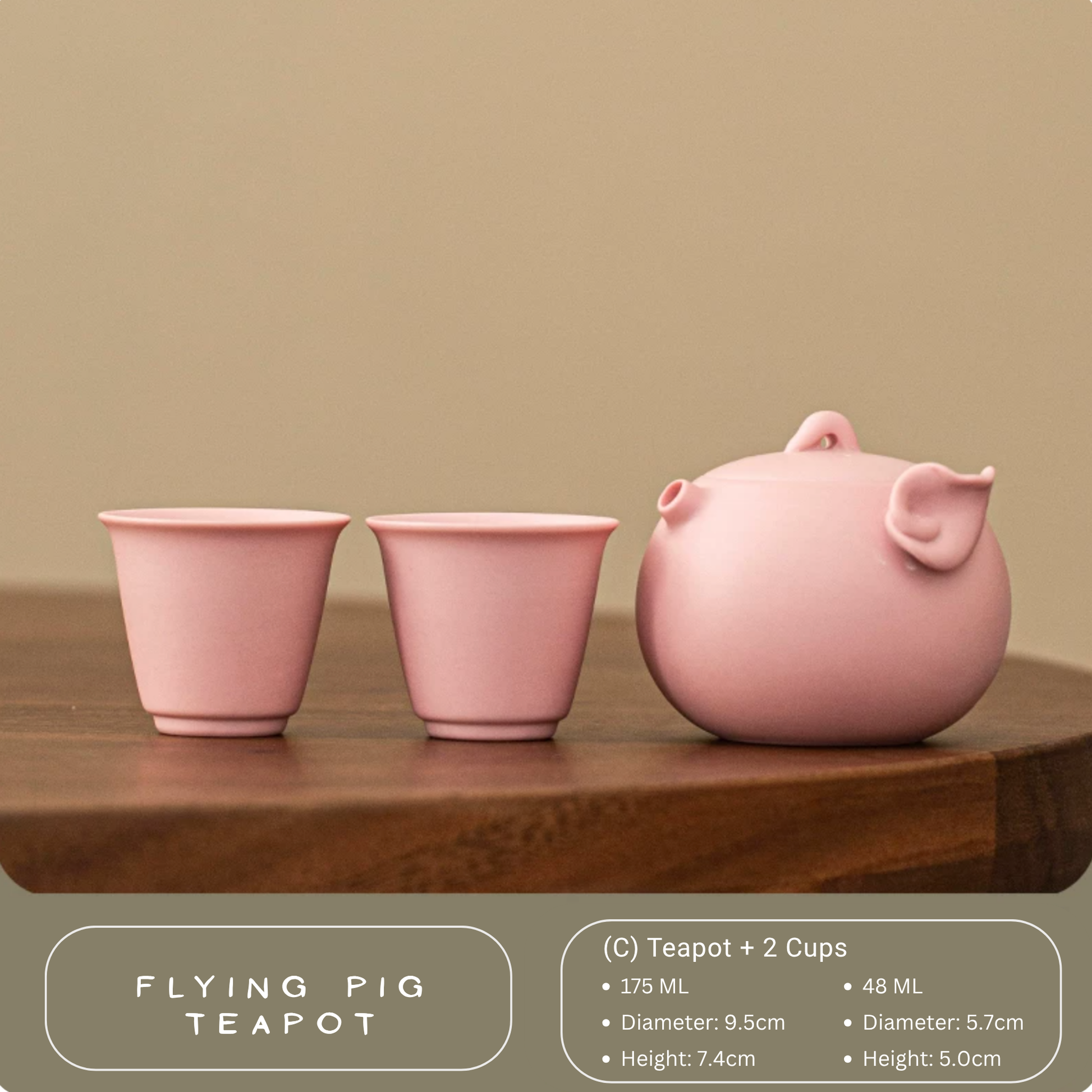 Flying Pig Teapot