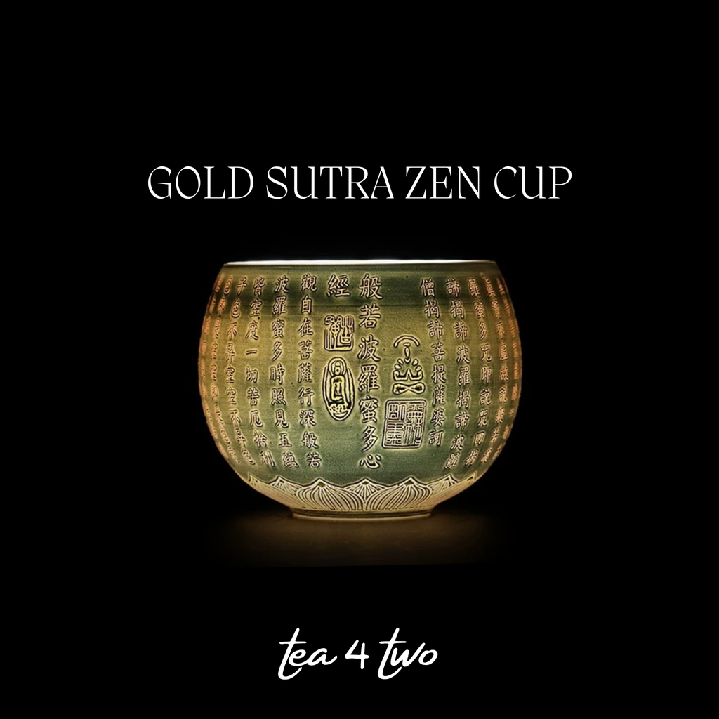 Gold Sutra Zen Cup