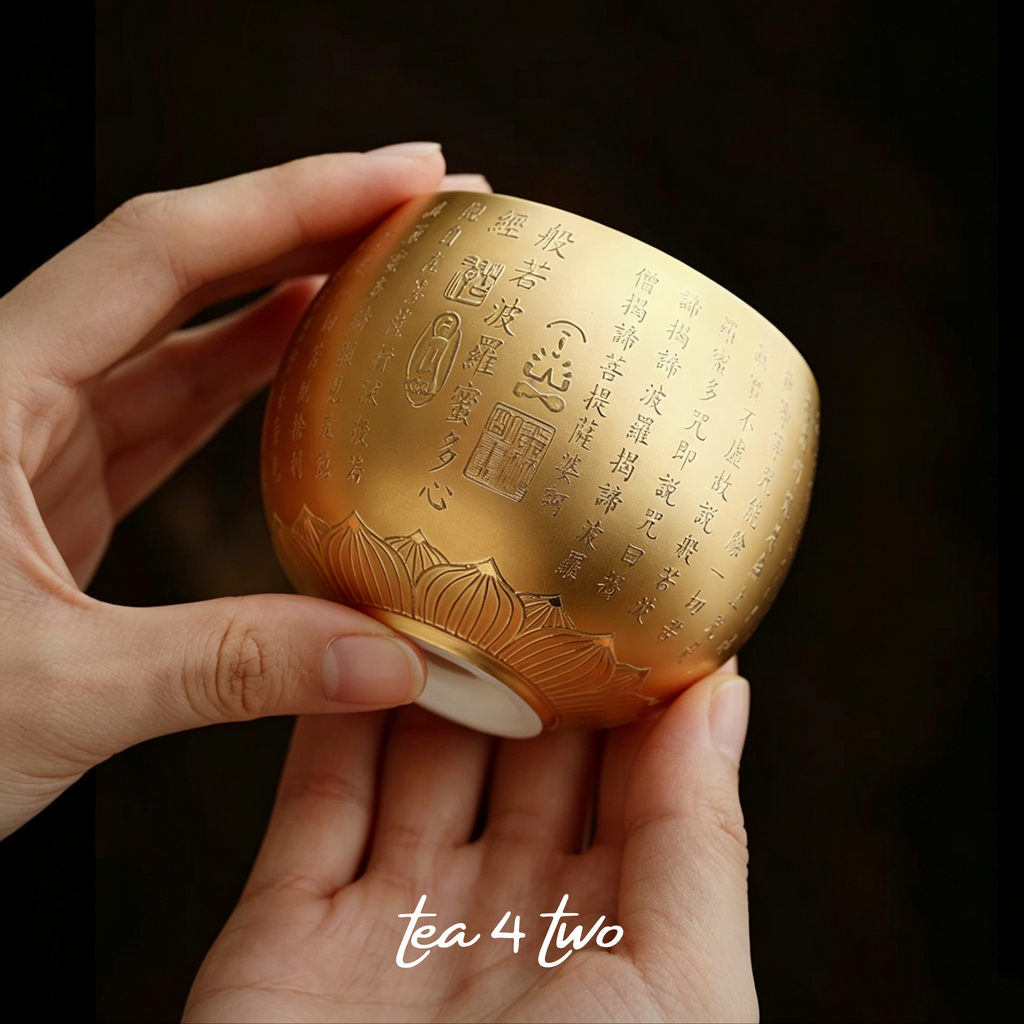 Gold Sutra Zen Cup