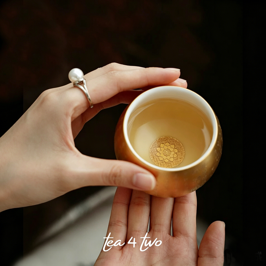 Gold Sutra Zen Cup