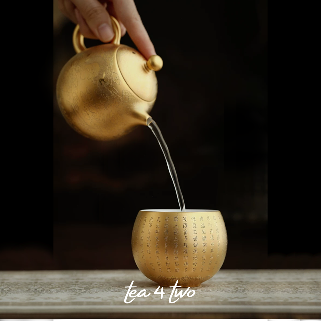 Gold Sutra Zen Cup
