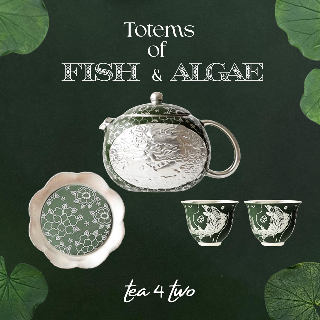 Totems of Fish & Algae Teapot